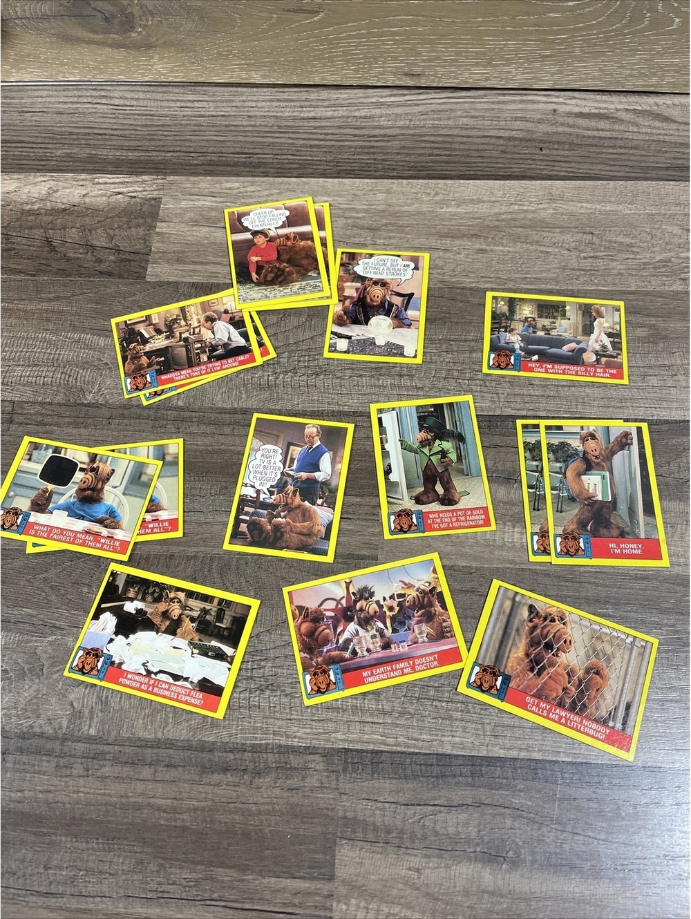 Vintage ALF Trading Card LOT of 11